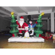 christmas decorations inflatables bouncer